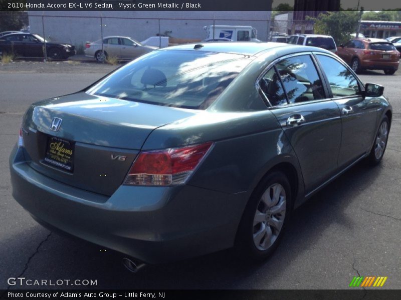 Mystic Green Metallic / Black 2010 Honda Accord EX-L V6 Sedan