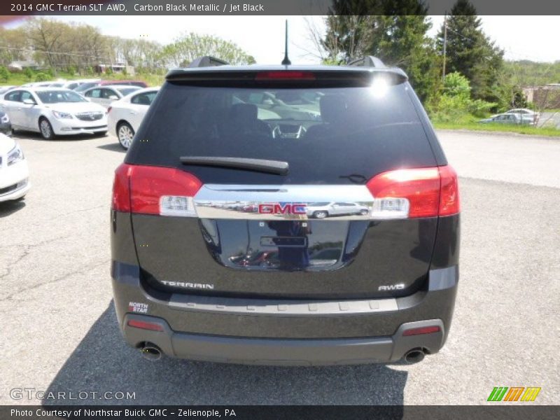 Carbon Black Metallic / Jet Black 2014 GMC Terrain SLT AWD
