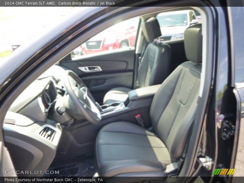Carbon Black Metallic / Jet Black 2014 GMC Terrain SLT AWD