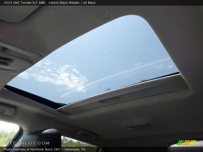 Carbon Black Metallic / Jet Black 2014 GMC Terrain SLT AWD