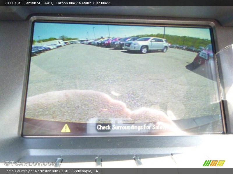 Carbon Black Metallic / Jet Black 2014 GMC Terrain SLT AWD