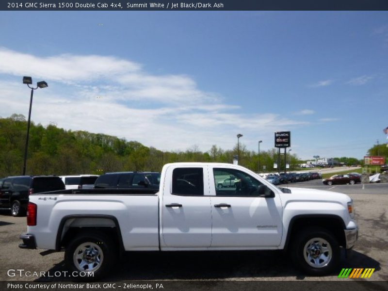 Summit White / Jet Black/Dark Ash 2014 GMC Sierra 1500 Double Cab 4x4