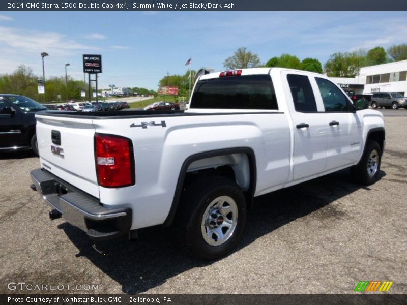 Summit White / Jet Black/Dark Ash 2014 GMC Sierra 1500 Double Cab 4x4