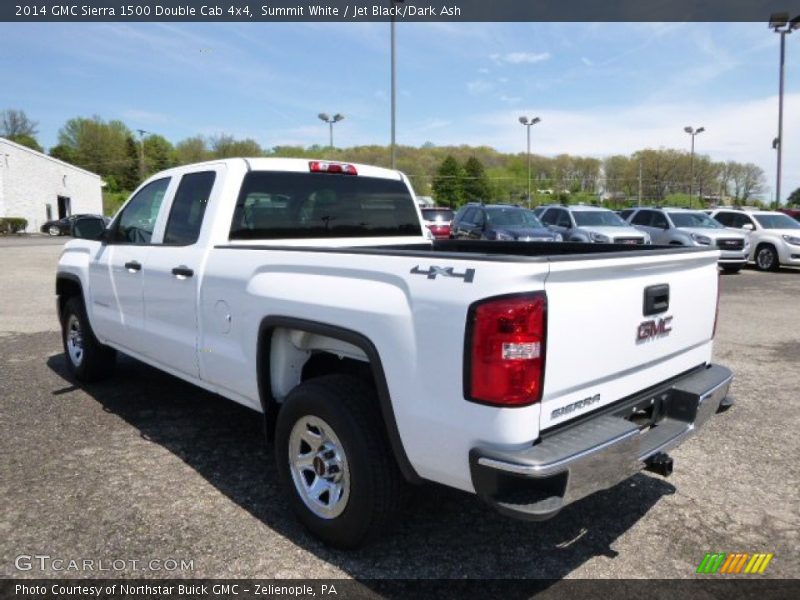 Summit White / Jet Black/Dark Ash 2014 GMC Sierra 1500 Double Cab 4x4
