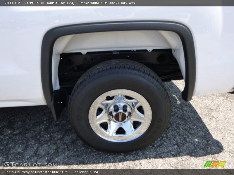 Summit White / Jet Black/Dark Ash 2014 GMC Sierra 1500 Double Cab 4x4