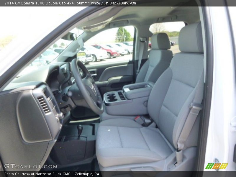 Summit White / Jet Black/Dark Ash 2014 GMC Sierra 1500 Double Cab 4x4