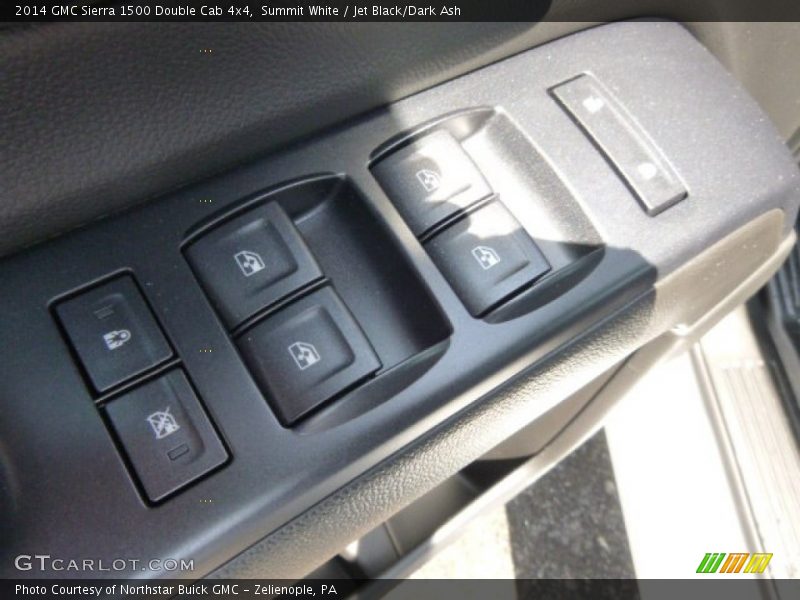 Summit White / Jet Black/Dark Ash 2014 GMC Sierra 1500 Double Cab 4x4