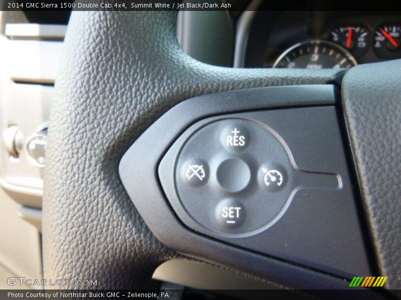 Summit White / Jet Black/Dark Ash 2014 GMC Sierra 1500 Double Cab 4x4