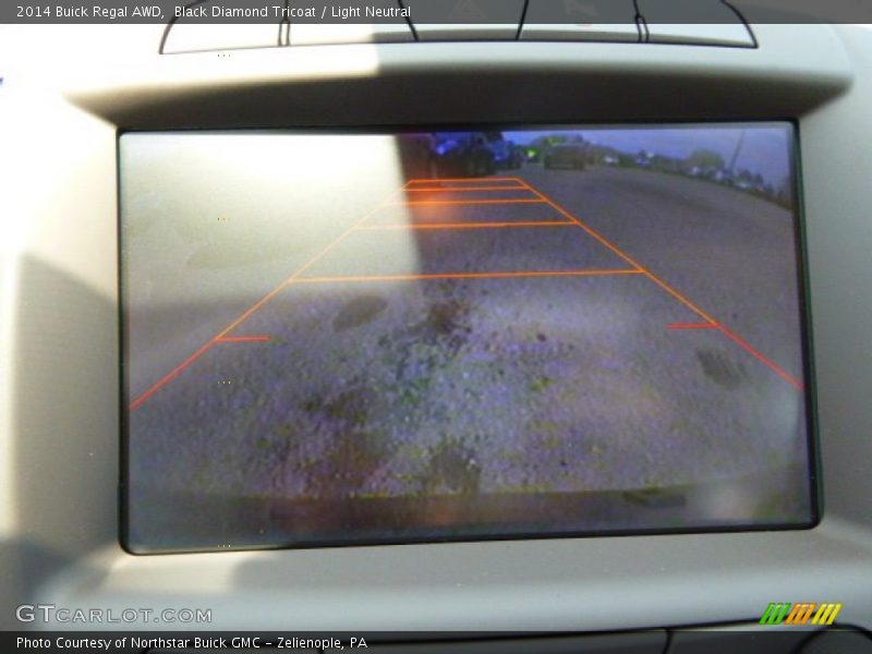 Black Diamond Tricoat / Light Neutral 2014 Buick Regal AWD