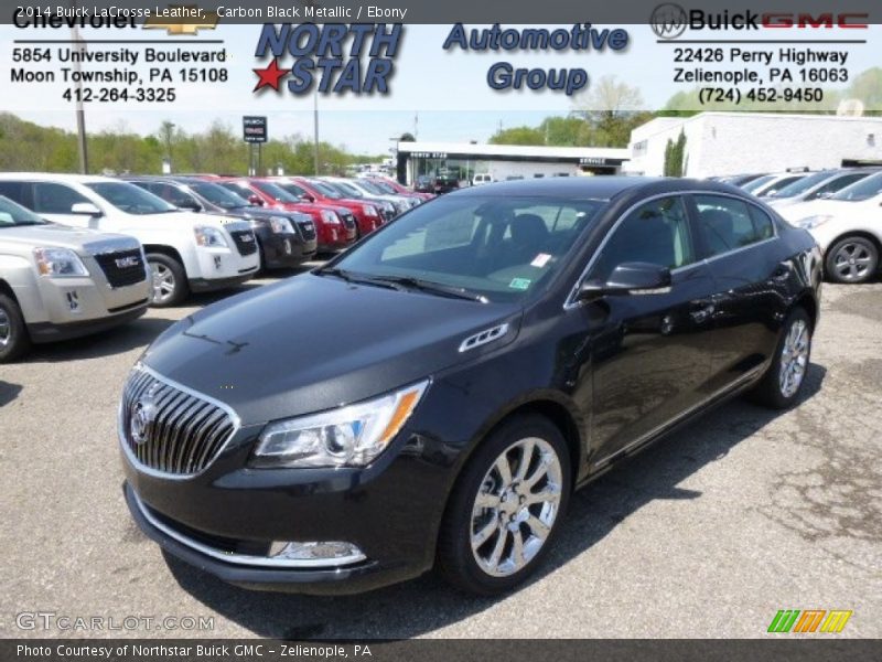 Carbon Black Metallic / Ebony 2014 Buick LaCrosse Leather