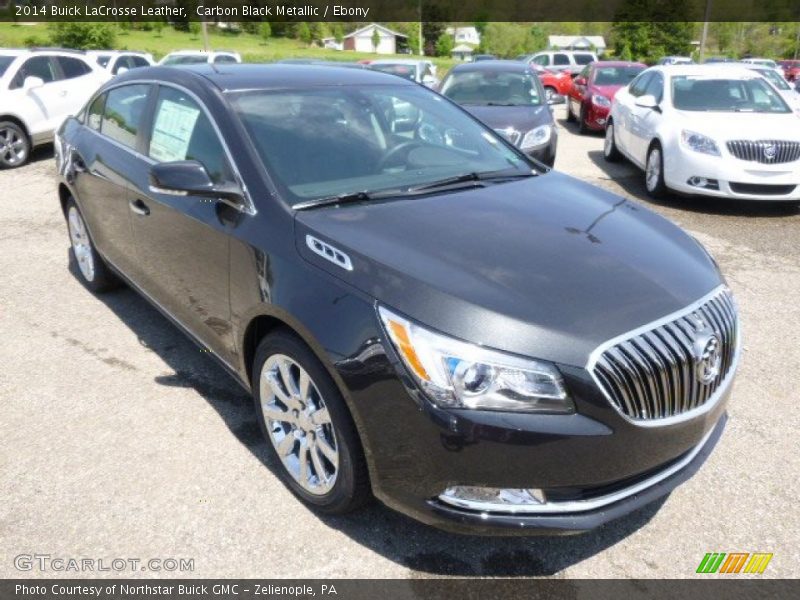Carbon Black Metallic / Ebony 2014 Buick LaCrosse Leather