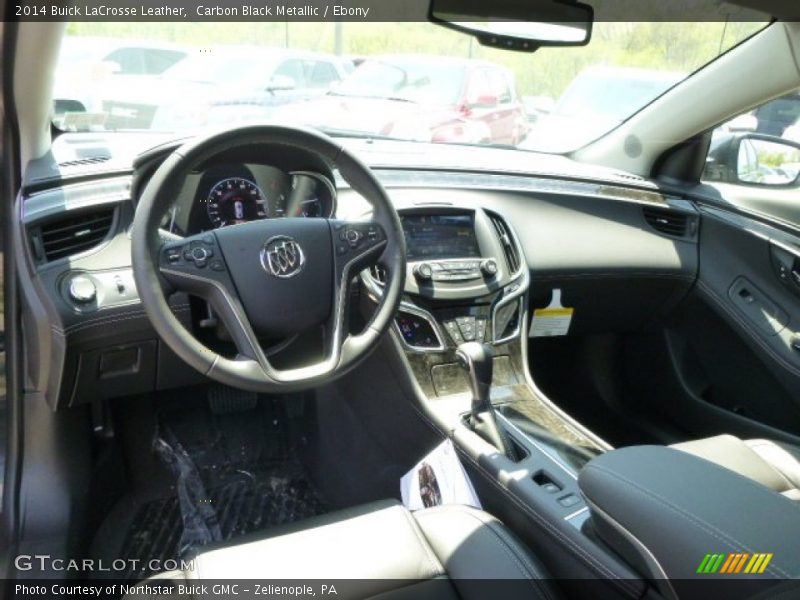 Carbon Black Metallic / Ebony 2014 Buick LaCrosse Leather