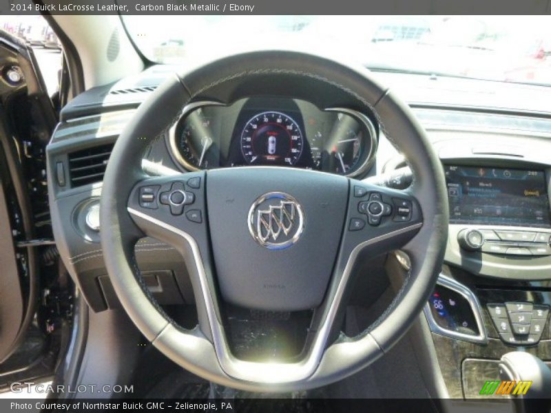 Carbon Black Metallic / Ebony 2014 Buick LaCrosse Leather