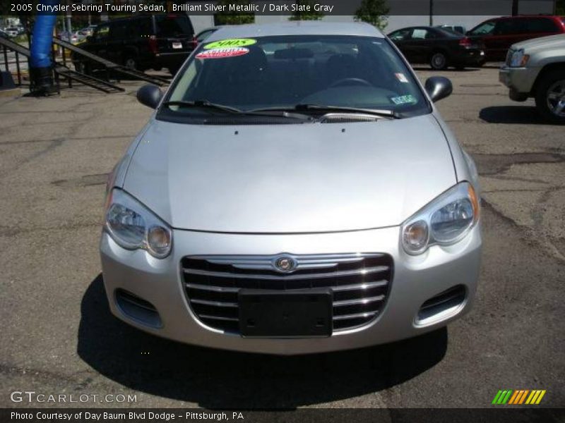 Brilliant Silver Metallic / Dark Slate Gray 2005 Chrysler Sebring Touring Sedan