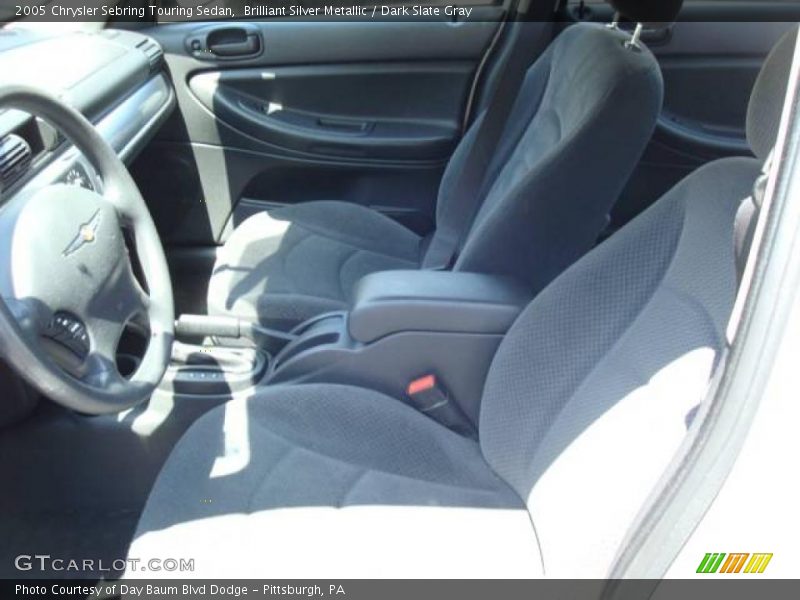 Brilliant Silver Metallic / Dark Slate Gray 2005 Chrysler Sebring Touring Sedan
