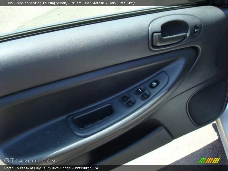 Brilliant Silver Metallic / Dark Slate Gray 2005 Chrysler Sebring Touring Sedan