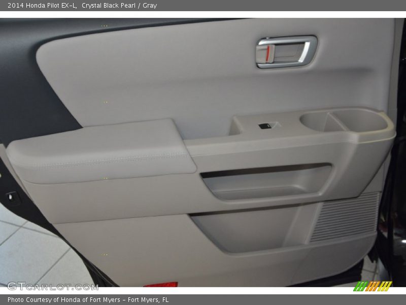 Crystal Black Pearl / Gray 2014 Honda Pilot EX-L