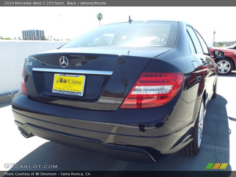 Black / Almond/Mocha 2014 Mercedes-Benz C 250 Sport