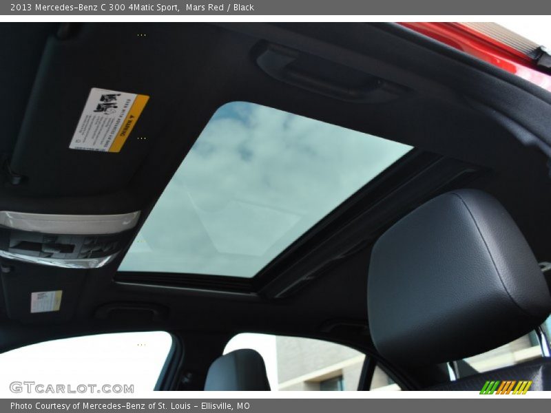 Mars Red / Black 2013 Mercedes-Benz C 300 4Matic Sport