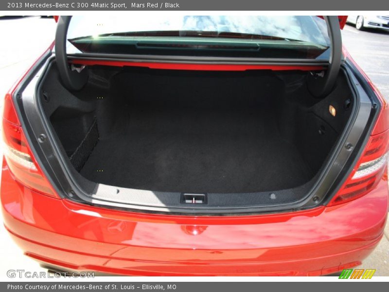 Mars Red / Black 2013 Mercedes-Benz C 300 4Matic Sport