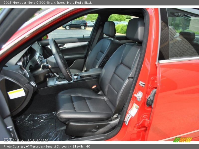 Mars Red / Black 2013 Mercedes-Benz C 300 4Matic Sport