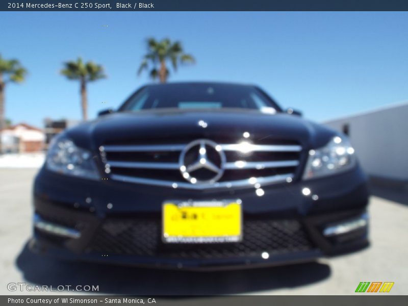 Black / Black 2014 Mercedes-Benz C 250 Sport