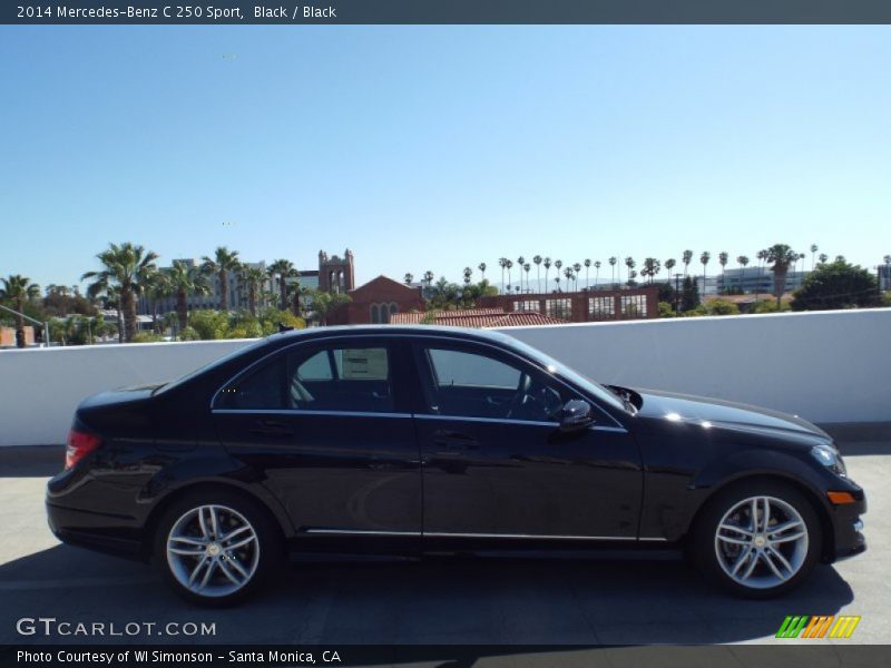 Black / Black 2014 Mercedes-Benz C 250 Sport