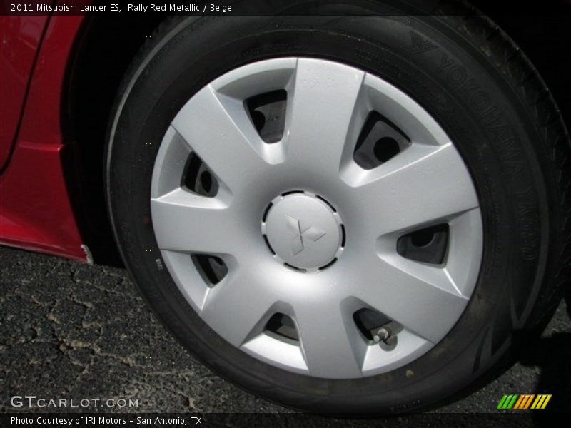 Rally Red Metallic / Beige 2011 Mitsubishi Lancer ES