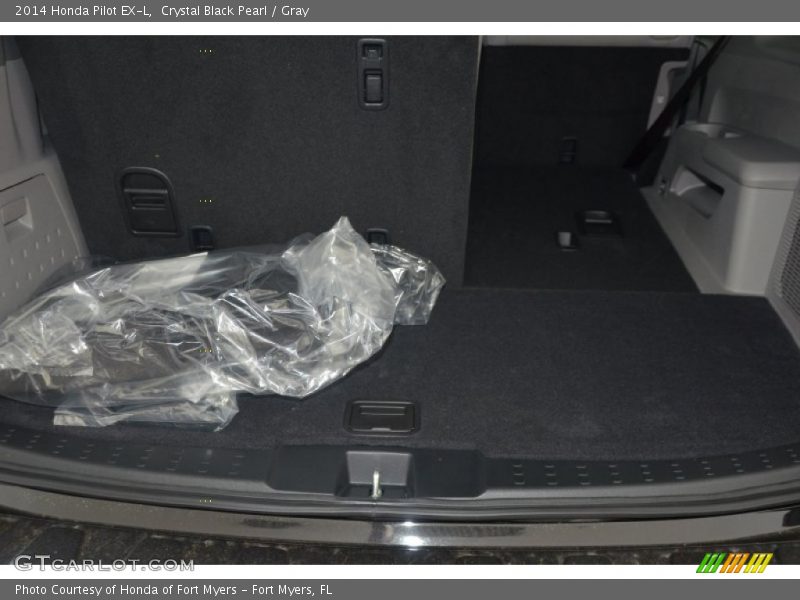 Crystal Black Pearl / Gray 2014 Honda Pilot EX-L