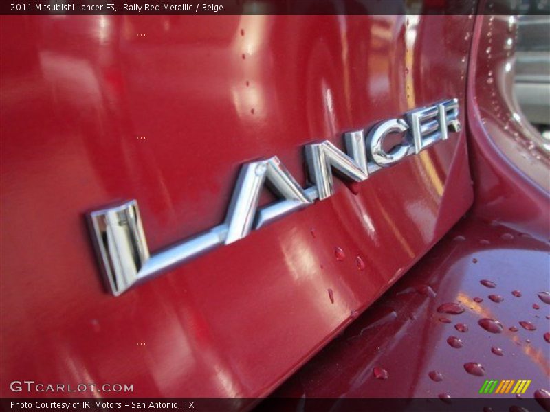 Rally Red Metallic / Beige 2011 Mitsubishi Lancer ES