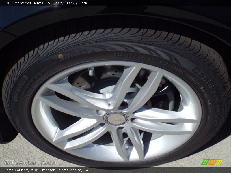 Black / Black 2014 Mercedes-Benz C 250 Sport