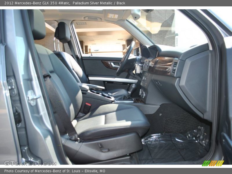 Palladium Silver Metallic / Black 2012 Mercedes-Benz GLK 350 4Matic