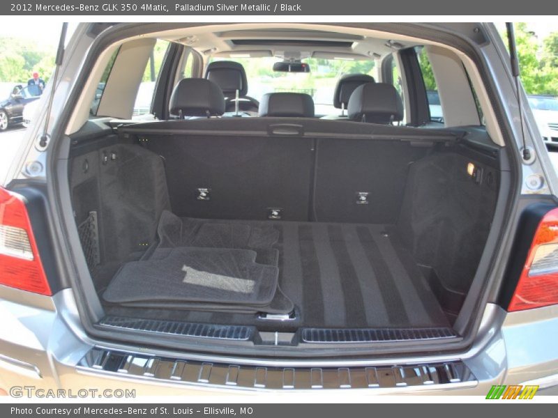 Palladium Silver Metallic / Black 2012 Mercedes-Benz GLK 350 4Matic