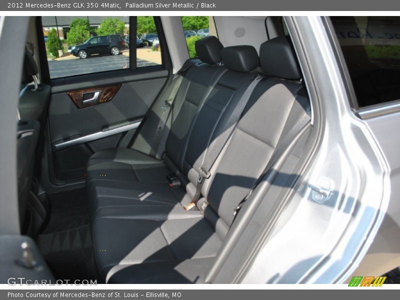 Palladium Silver Metallic / Black 2012 Mercedes-Benz GLK 350 4Matic