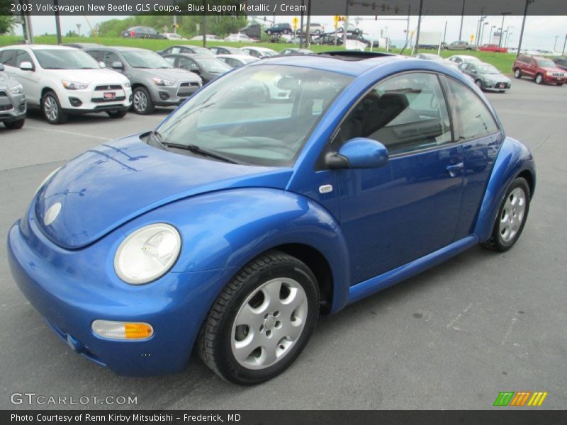 Blue Lagoon Metallic / Cream 2003 Volkswagen New Beetle GLS Coupe