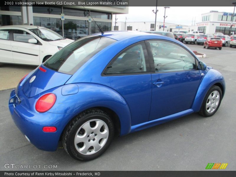 Blue Lagoon Metallic / Cream 2003 Volkswagen New Beetle GLS Coupe