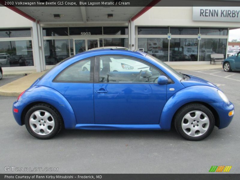 Blue Lagoon Metallic / Cream 2003 Volkswagen New Beetle GLS Coupe