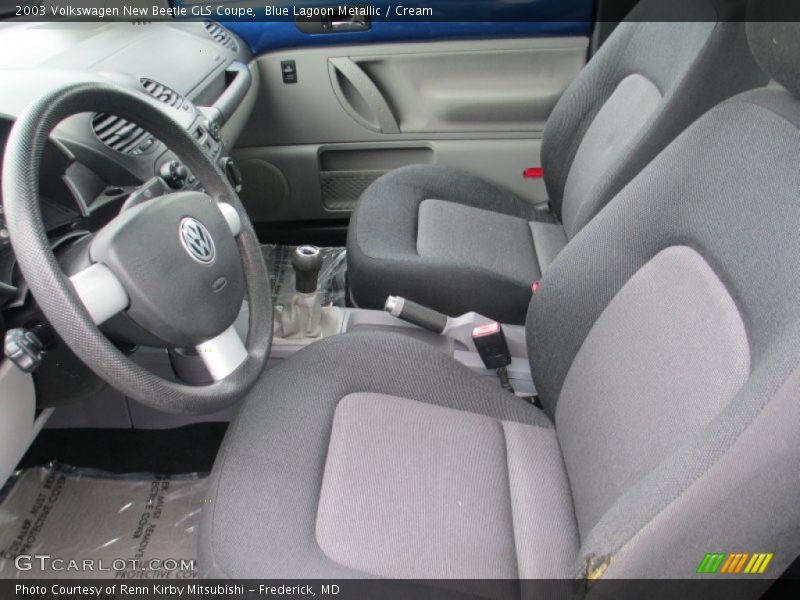Blue Lagoon Metallic / Cream 2003 Volkswagen New Beetle GLS Coupe