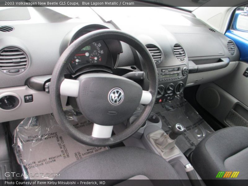 Blue Lagoon Metallic / Cream 2003 Volkswagen New Beetle GLS Coupe