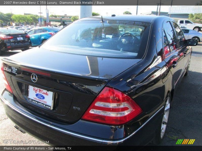 Diamond Black Metallic / Black 2007 Mercedes-Benz C 350 Luxury