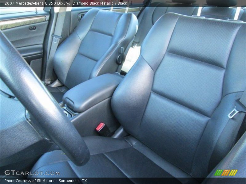 Diamond Black Metallic / Black 2007 Mercedes-Benz C 350 Luxury