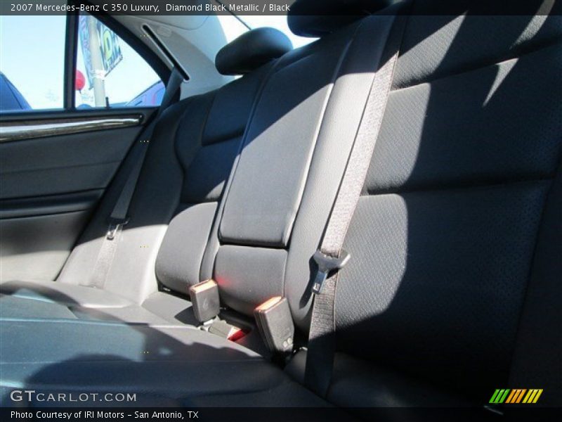 Diamond Black Metallic / Black 2007 Mercedes-Benz C 350 Luxury