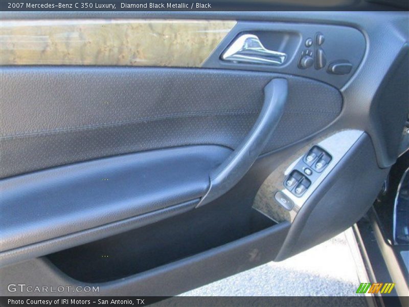 Diamond Black Metallic / Black 2007 Mercedes-Benz C 350 Luxury