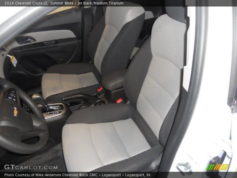 Summit White / Jet Black/Medium Titanium 2014 Chevrolet Cruze LS