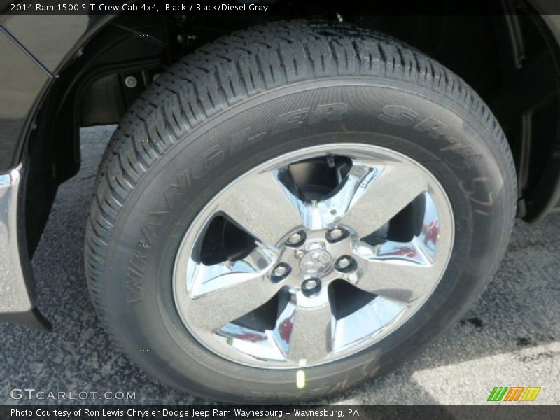 Black / Black/Diesel Gray 2014 Ram 1500 SLT Crew Cab 4x4
