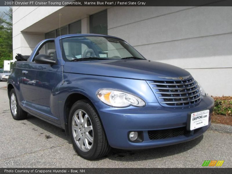 Marine Blue Pearl / Pastel Slate Gray 2007 Chrysler PT Cruiser Touring Convertible