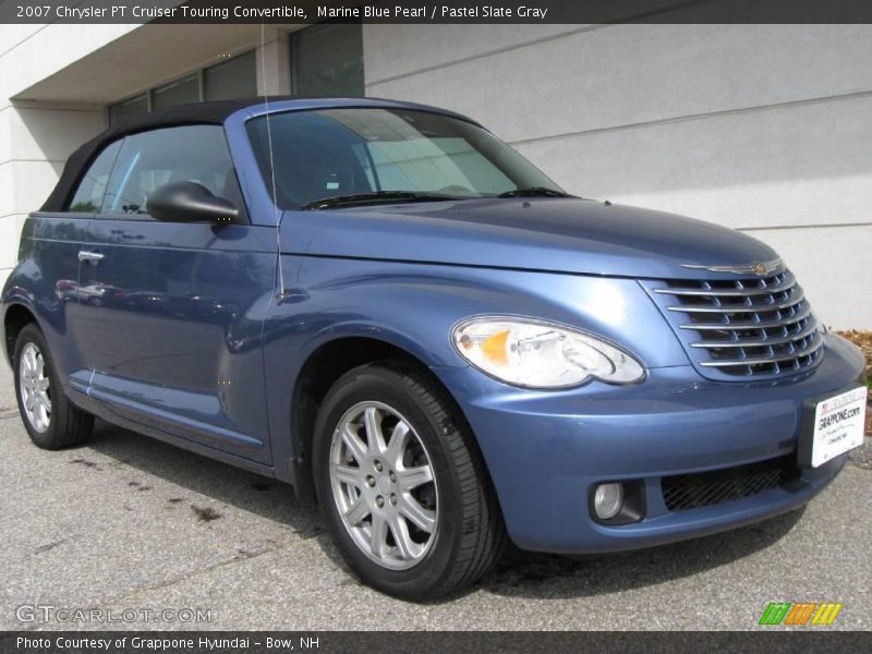 Marine Blue Pearl / Pastel Slate Gray 2007 Chrysler PT Cruiser Touring Convertible