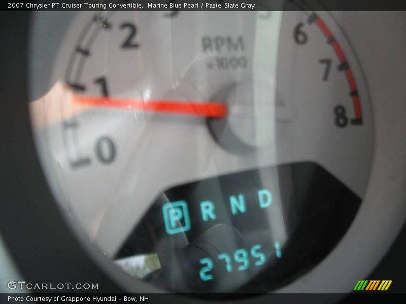 Marine Blue Pearl / Pastel Slate Gray 2007 Chrysler PT Cruiser Touring Convertible