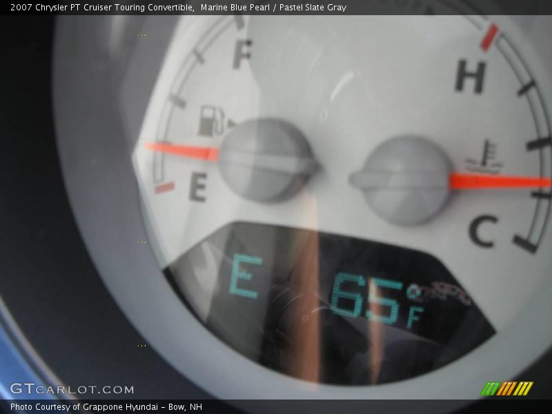 Marine Blue Pearl / Pastel Slate Gray 2007 Chrysler PT Cruiser Touring Convertible