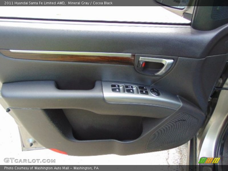 Mineral Gray / Cocoa Black 2011 Hyundai Santa Fe Limited AWD